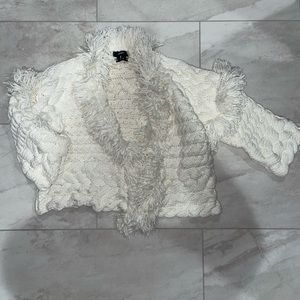 Statement piece knitted jacket